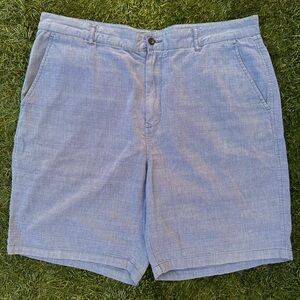 Reyn Spooner Men’s 100% Cotton Chambray Textured Twill Lightweight Shorts 36
